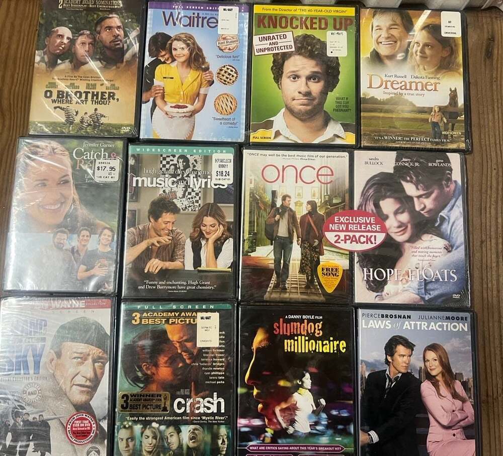 Lot of 12 Assorted Drama and Comedy DVD Movie Collection